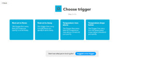 IFTTT triggers