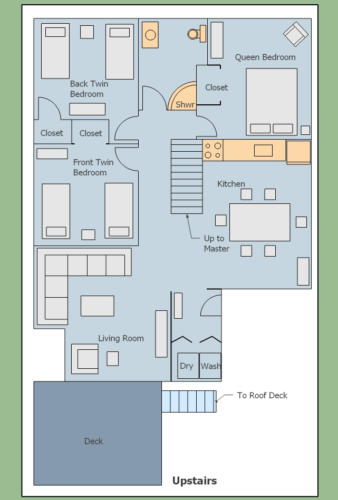 Upstairs Floorplan